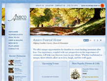 Tablet Screenshot of amicofuneralhome.com